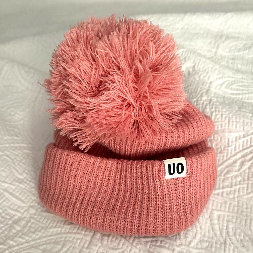 URBAN OUTFITTERS Pom Pom Beanie Hat NWOT - Picture 2 of 6